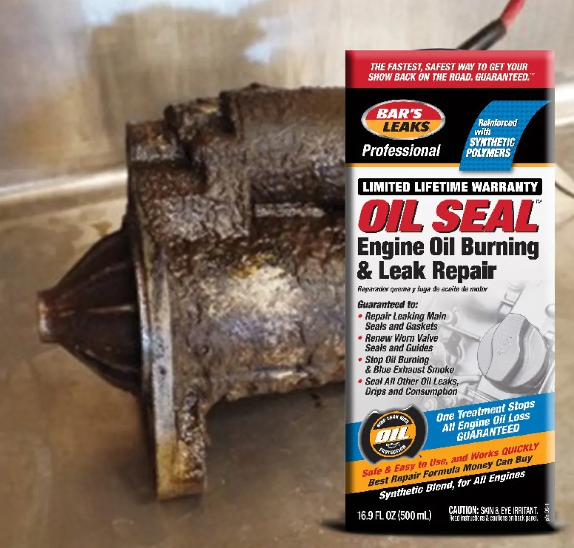 Bar's Leaks 16.9oz Oil Seal Engine Oil Burning & Leak Repair (OS-1)