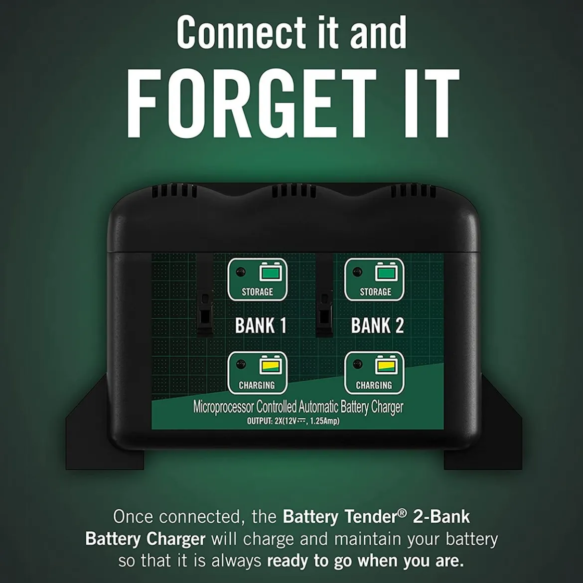 Battery Tender Charger and Maintainer (022-0165-DL-WH)