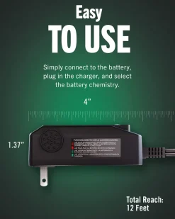 Battery Tender Junior 12V Charger and Maintainer (022-0199-DL-WH)