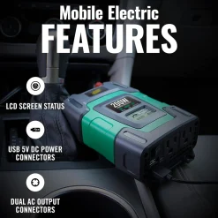 Battery Tender 200W Power Inverter - 115V AC & 5V USB (026-0005-DL-WH)