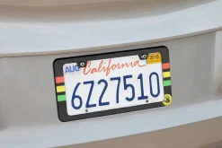 Bell Automotive Black/Multi Rasta License Plate Frame (22-1-70334-8)