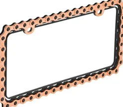 Bell Automotive Copper Sprocket License Plate Frame (22-1-46669-8)