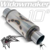 Black Widow Exhaust 10" Widowmaker 2.5"/3"/3.5"/4" - 5" Round (BW0013)