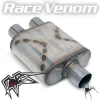 Black Widow Exhaust Race Venom Series 3" Muffler (BWSDR)