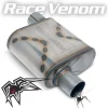 Black Widow Exhaust Race Venom Series 2.5"/3" Muffler (BWOOR)