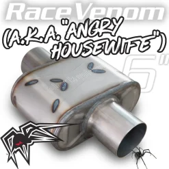 Black Widow Exhaust Race Venom Series 3" Muffler (BWAHW30)