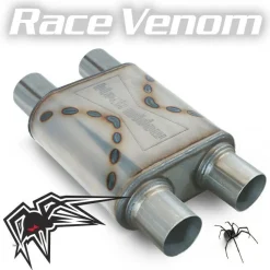 Black Widow Exhaust Race Venom Series 2.5"/3" Muffler (BWDDR)