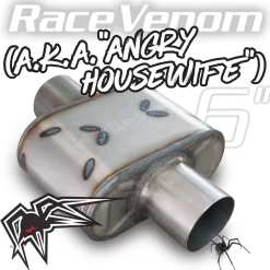 Black Widow Exhaust Race Venom Series 2.5" Muffler (BWAHW25)