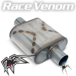 Black Widow Exhaust Race Venom Series 2.5" Muffler (BW009)