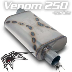 Black Widow Exhaust Venom 250/300-Series 2.5"/3" Mufflers (BWOOV2)