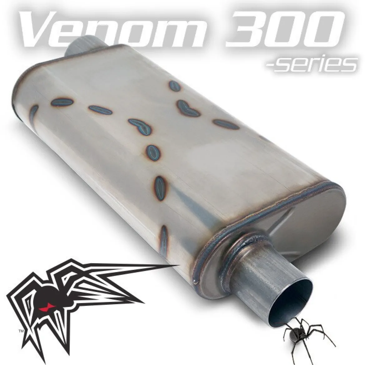 Black Widow Exhaust Venom 300-Series 2.5"/3" Mufflers (BWOOV3)