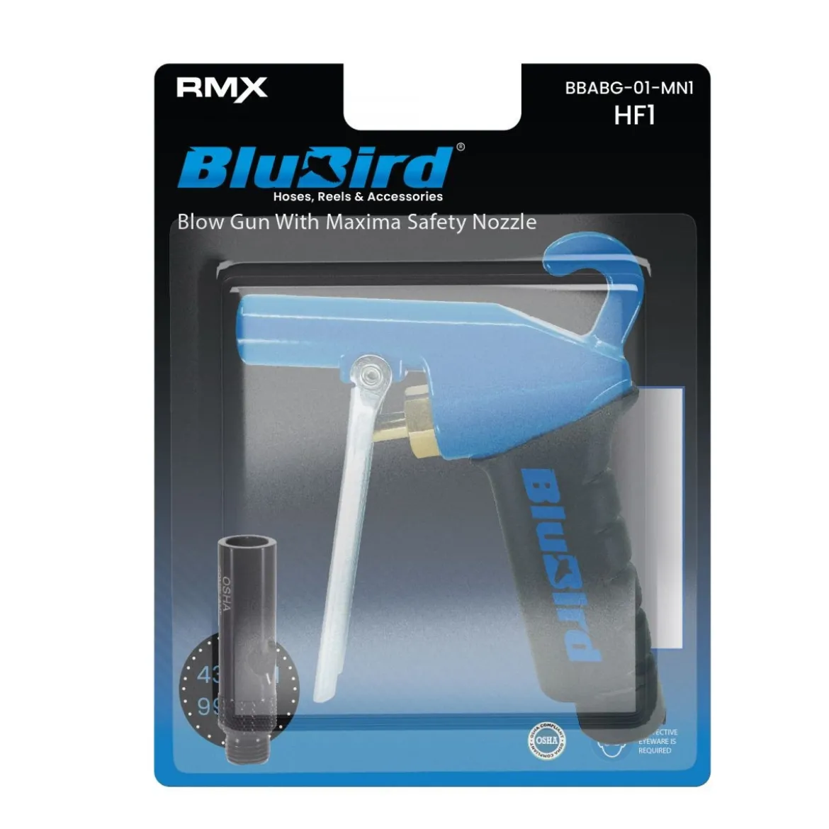 BluBird Blow Gun with Maxima Nozzle (BBABG-01-MN1)