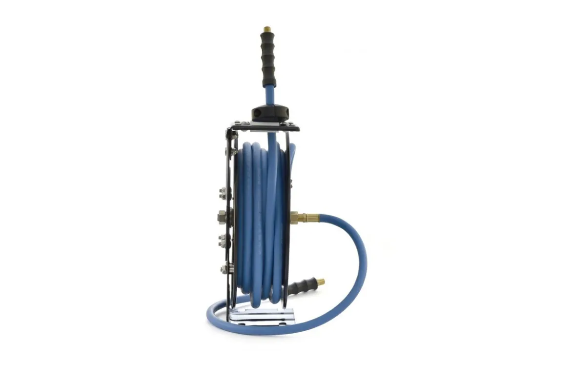 BluBird Heavy Duty Rubber Air Hose Reel 3/8" x 25', 50', 75' (BBRHD38)