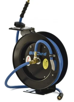 BluBird Heavy Duty Rubber Air Hose Reel 3/8