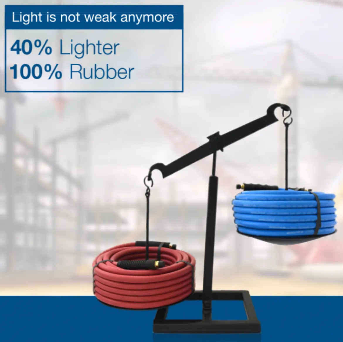 BluBird Rubber Air Hose Assembly 3/8" - Various Lengths (BB38)