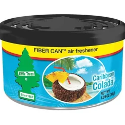 Car Freshner UFC-17824-24 Little Trees Air Fresheners Caribbean Colada, 4 Pack