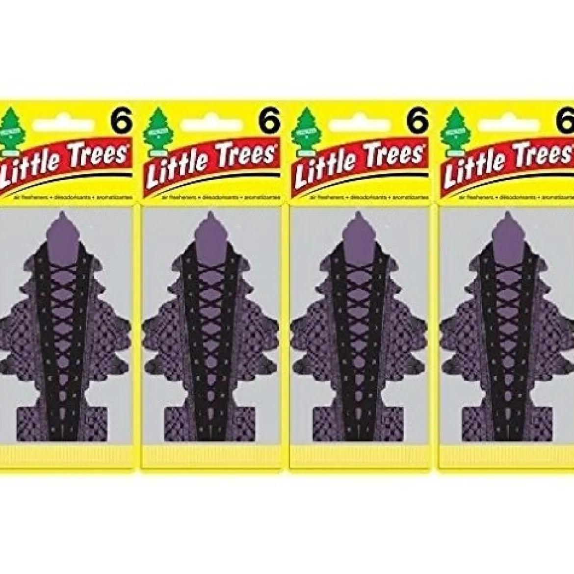 Car Freshner U6P-67329 Little Trees Air Fresheners, Bold Embrace, 6 Pack