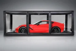 CarCapsule 16' CF1 Series Showcase Carbon Fiber w/Road Emblazoned Floor includes Intellicharger/Led Kit (CCSH16CF1)