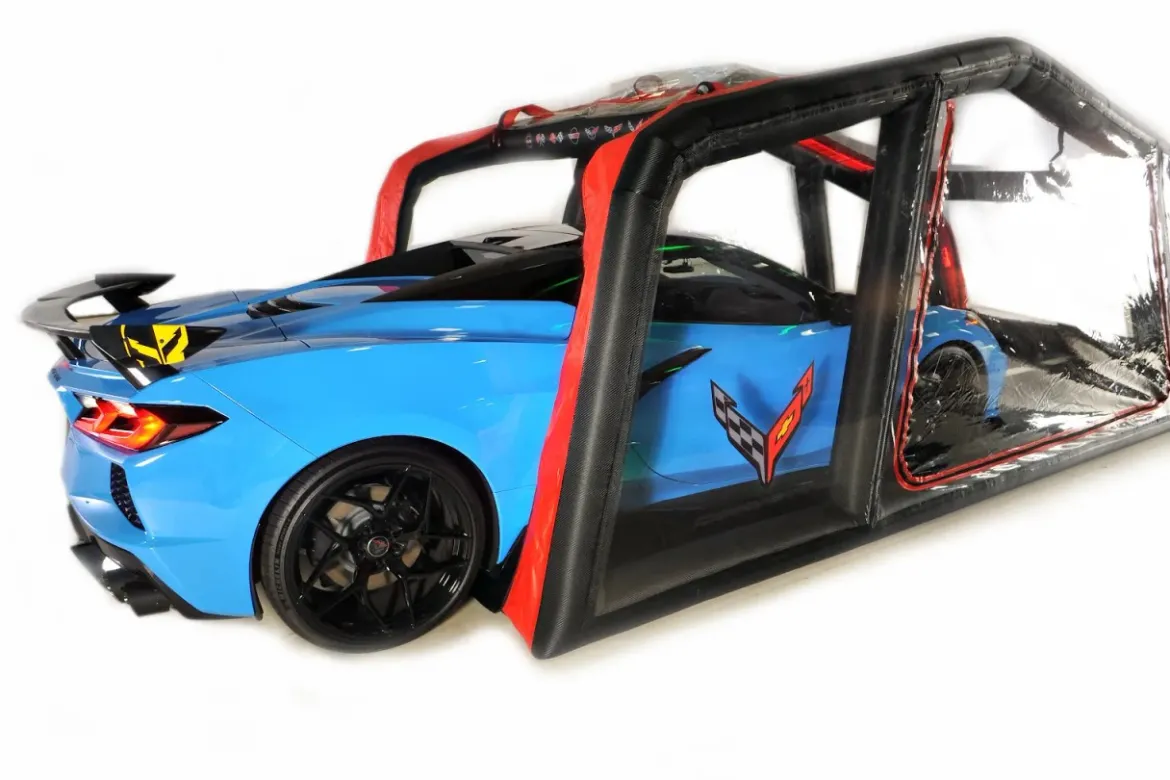 CarCapsule 16' SC1 Corvette Licensed Showcase Super Car Edition w/Road Emblazoned Floor includes Intellicharger/Led Kit C1-C7 (CCSH16SC1C)