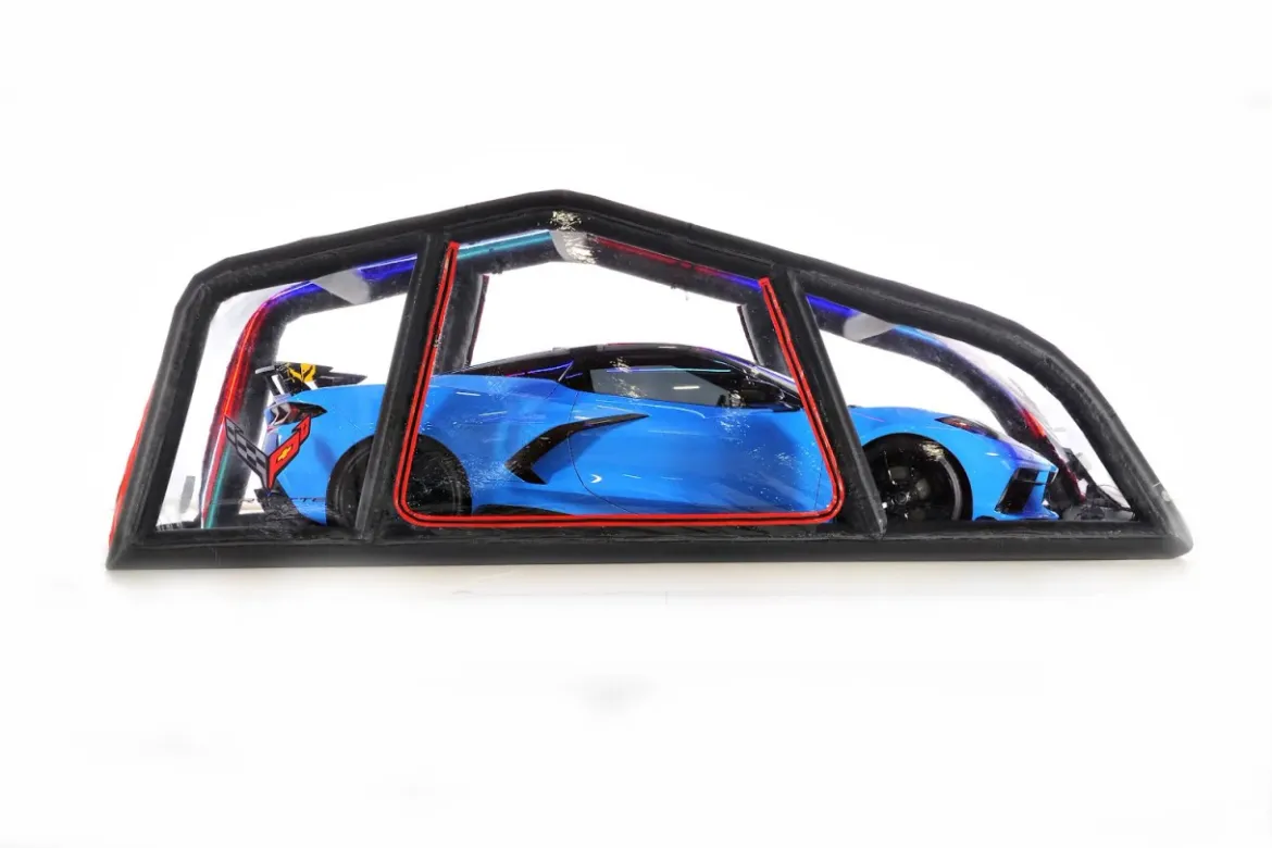 CarCapsule 16' SC1 Corvette Licensed Showcase Super Car Edition w/Road Emblazoned Floor includes Intellicharger/Led Kit C1-C7 (CCSH16SC1C)