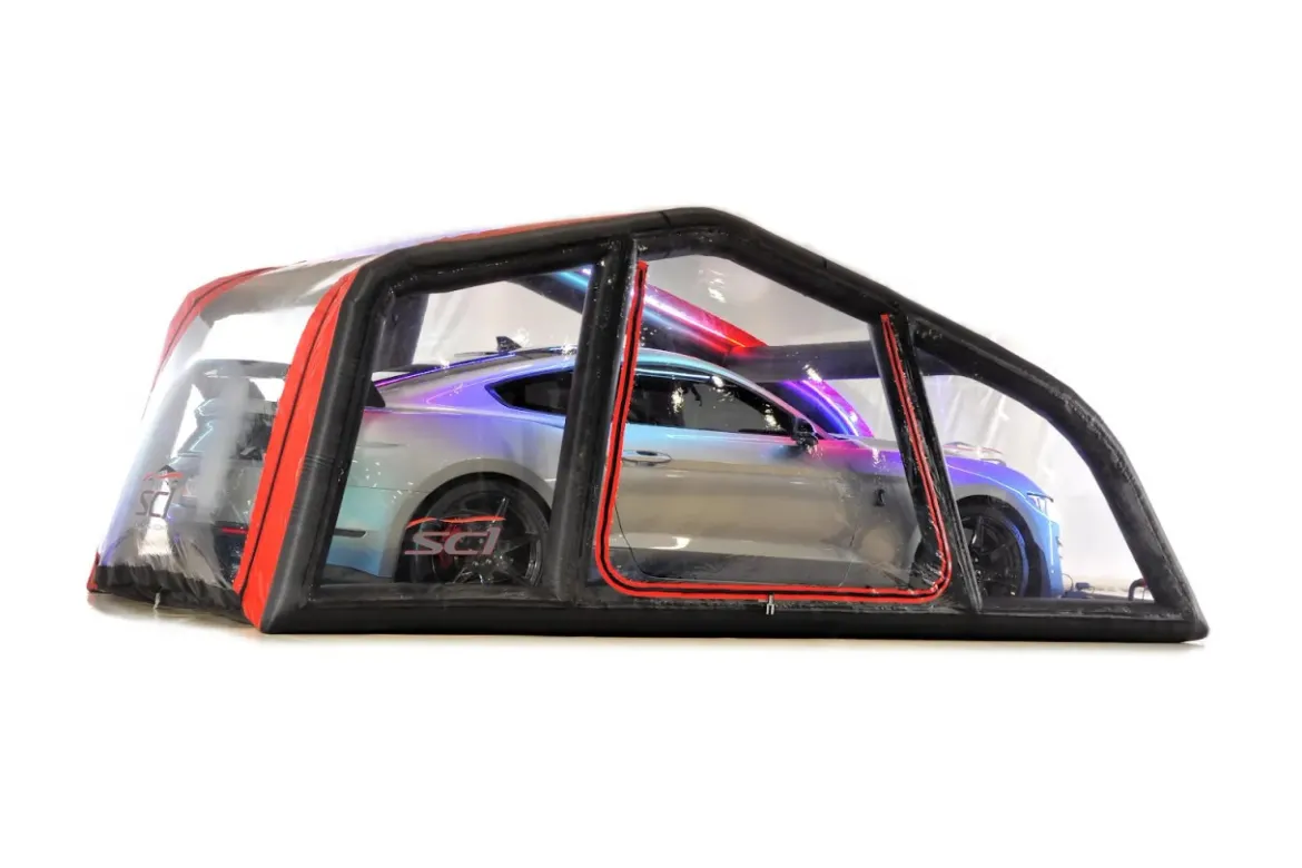 CarCapsule 18' SC1 Showcase Super Car Edition w/Road Emblazoned Floor includes Intellicharger/Led Kit (CCSH18SC1)
