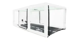 CarCapsule 16' Signature Series Showcase White w/Road Emblazoned Floor includes Intellicharger/Led Kit (CCSH16SIG)