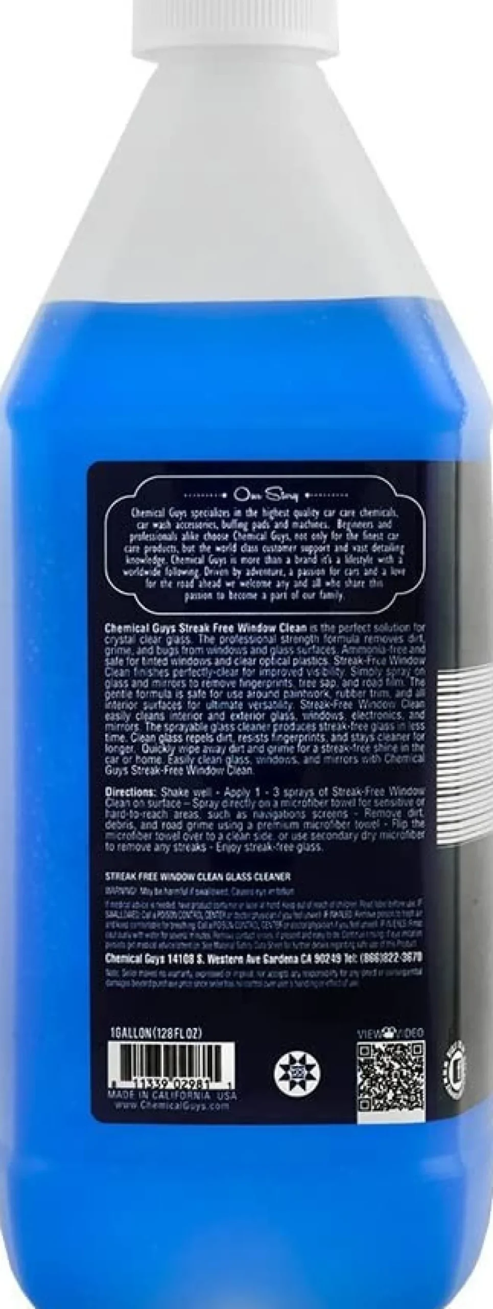 Chemical Guys 1 Gal Streak Free Window Clean Glass Cleaner (CLD300)
