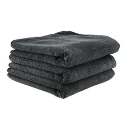 Chemical Guys Black Workhorse Professional Microfiber Towel (MIC35303)