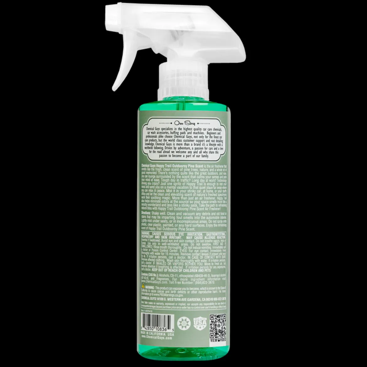 Chemical Guys 16oz Happy Trail Pine Scent Air Freshener (AIR25416)