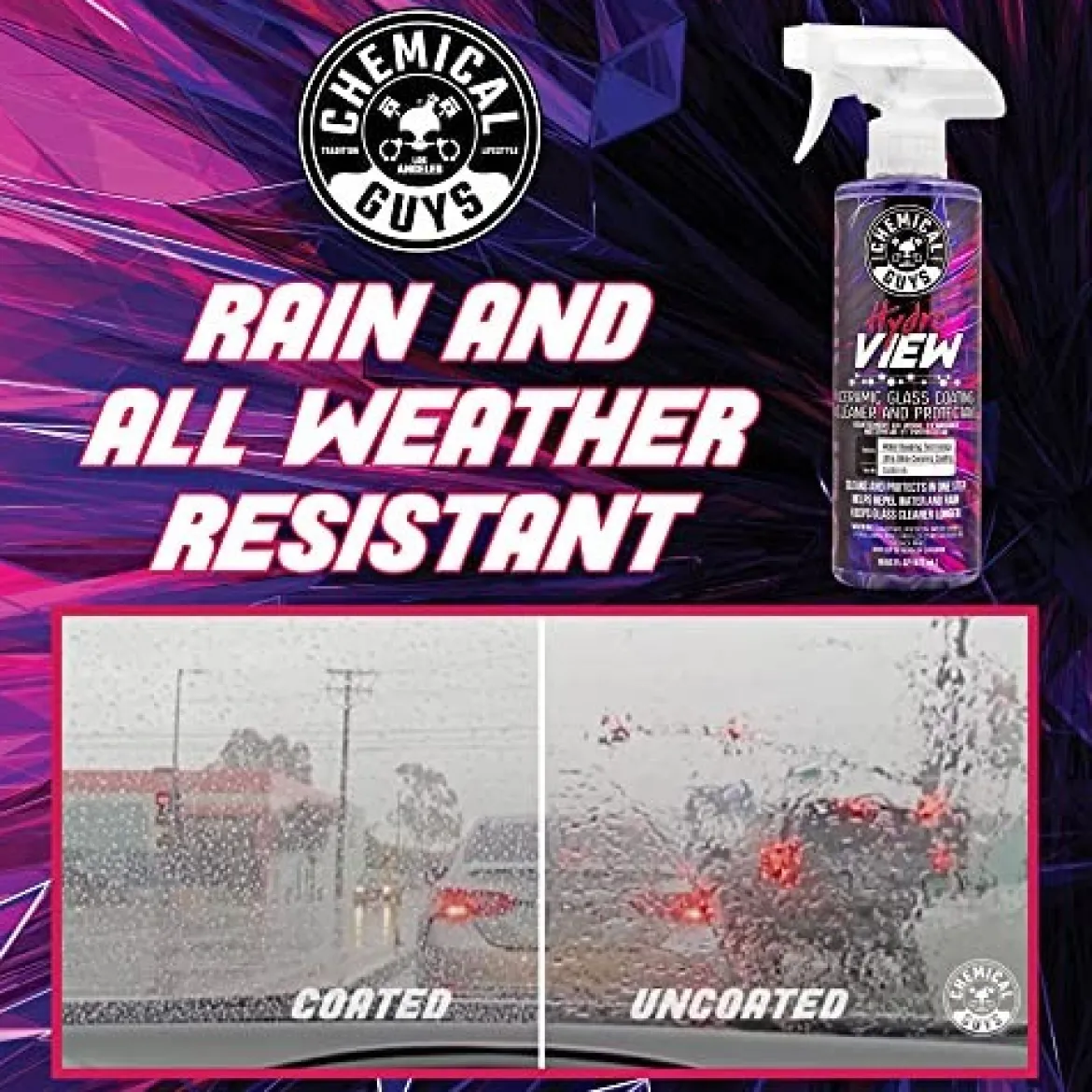 Chemical Guys 16oz HydroView Ceramic Glass Cleaner (CLD30116)