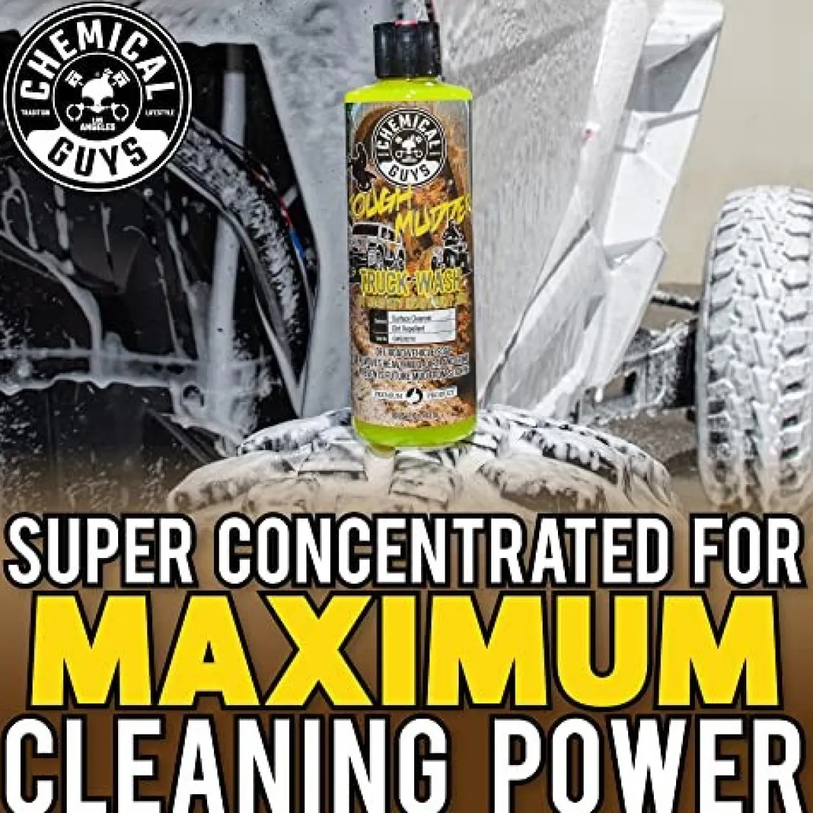 Chemical Guys 16oz Lemon Scent Tough Mudder Truck Wash (CWS20216)