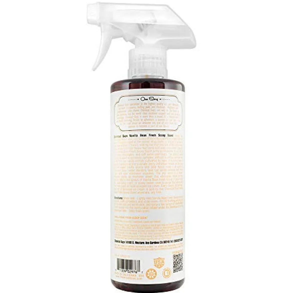 Chemical Guys 16oz Vanilla Bean Air Freshener (AIR23116)