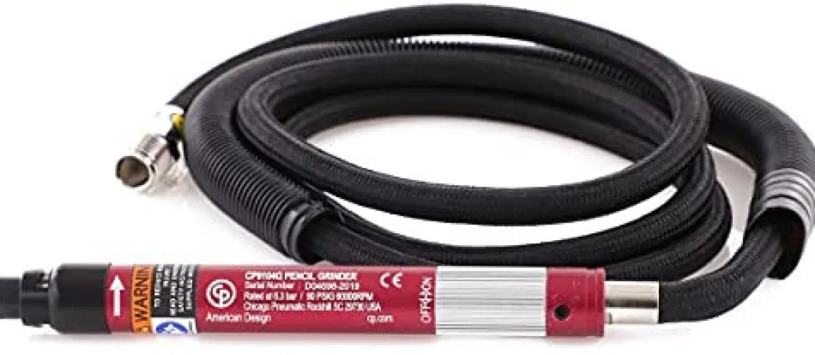 Chicago Pneumatic 1/8 Inch Air Pencil Die Grinder, 0.05 HP, 60000 RPM (CP9104Q)
