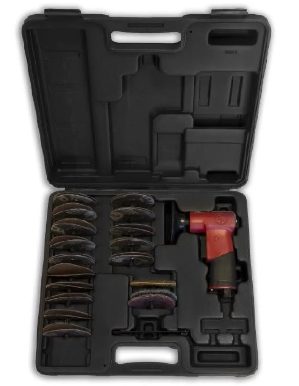 Chicago Pneumatic 3 Inch Air Rotary Sander with Hook and Loop Attachment (CP7202D)