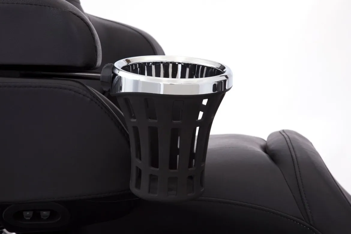 Ciro Drink Holder - Passenger Mount - Black (50622)