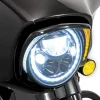 Ciro Fang Led Headlight Bezel Black With Amber Turn Signal (45206)
