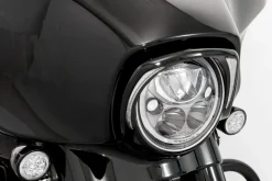 Ciro Fang Led Headlight Bezel Black With Amber Turn Signal (45206)