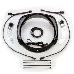 Ciro Fang Led Headlight Bezel Black With Amber Turn Signal (45206)