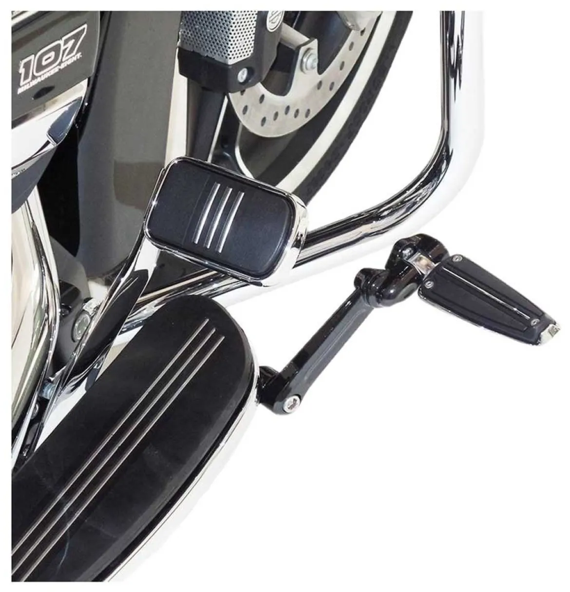 Ciro Floorboard Highway Peg Mount (Black S For 2009-2016 Flh Touring) (60120)