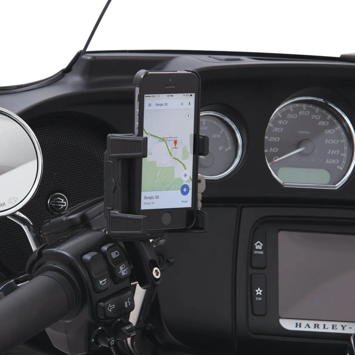 Ciro Smart Phone/Gps Perch Mount Holder Without Charger, Black Finish (50311)