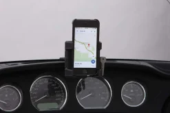 Ciro Smartphone/Gps Holder, Black Fairing Mount With Charger (50216)