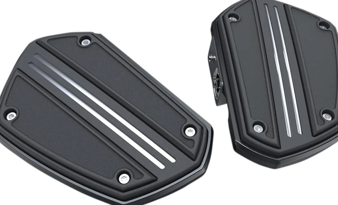Ciro Twin Rail Mini Floorboards Without Mounts - Black (60321)