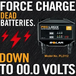 Clore Automotive 1.0 Amp 12V Battery Charger / Maintainer (PL2112)
