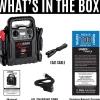Clore Automotive 1100 Peak Amp 12V Jump Starter w/Air System (JNC550A)