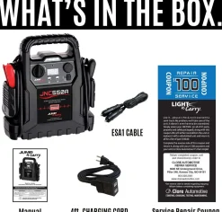 Clore Automotive 1100 Peak Amp 12V Jump Starter w/Air System (JNC550A)
