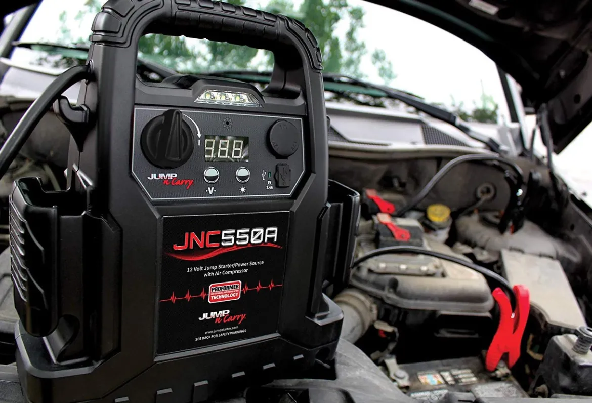 Clore Automotive 1100 Peak Amp 12V Jump Starter w/Air System (JNC550A)