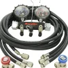 CPS Products BlackMax Manifold Gauge Set for R-134A with 8ft Hoses (MAID8QZ)