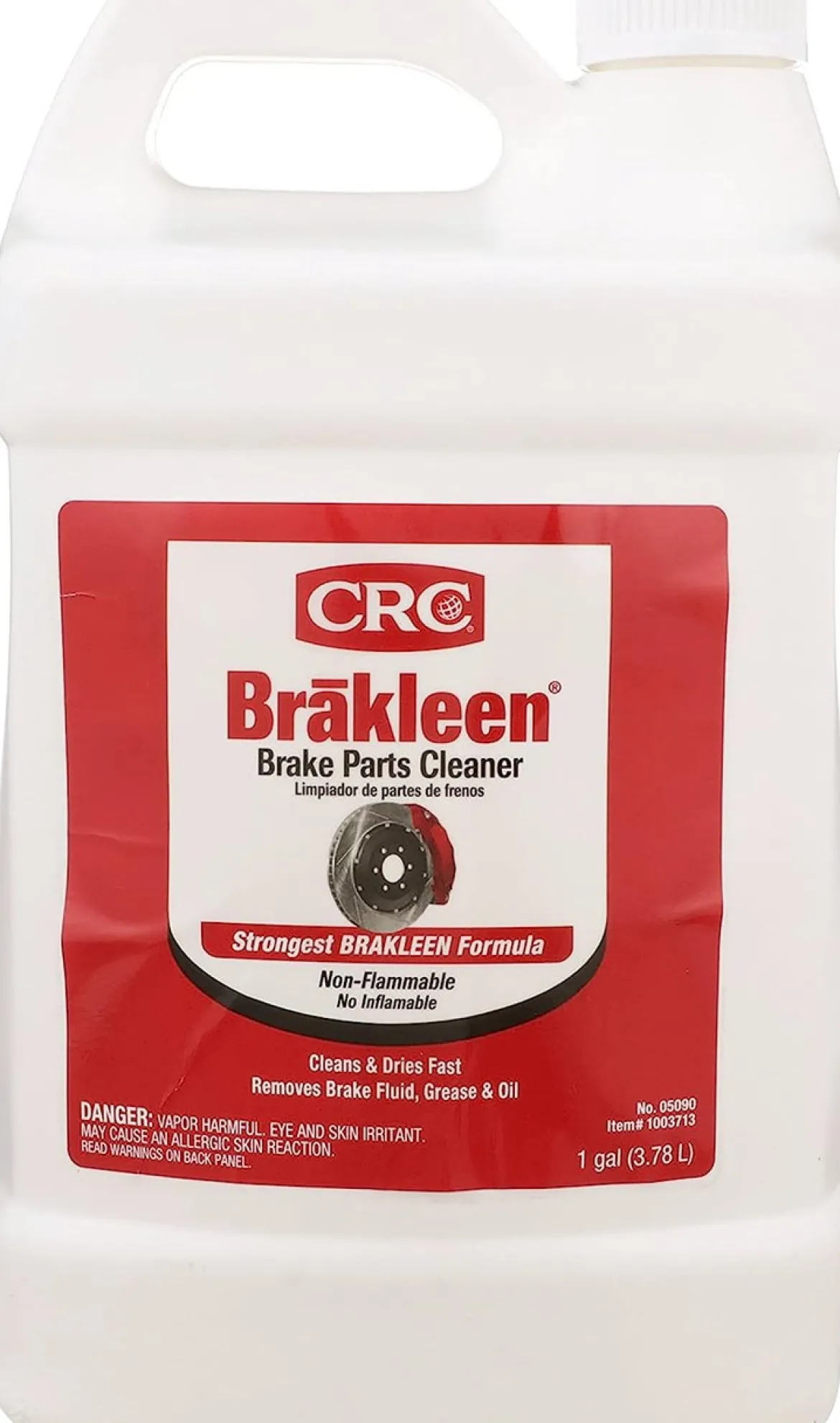 CRC Industries Brake Cleaner Bottle, Gallon (05090)