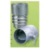 Crushproof OC40 Overhead Duct Connector for 4" Hose