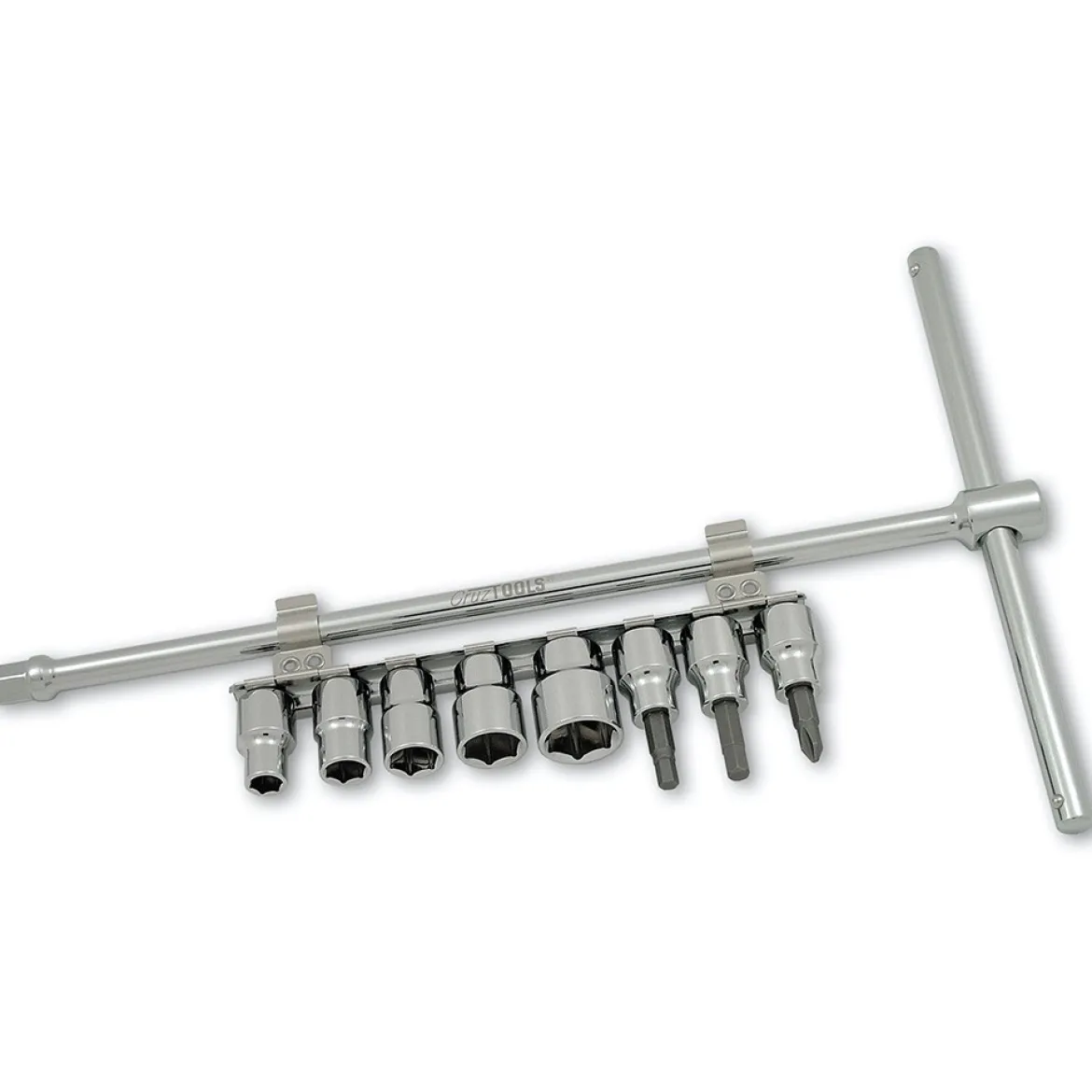 Cruztools Sliding T-Driver With Sockets For Powersports (CZTTSDS38)